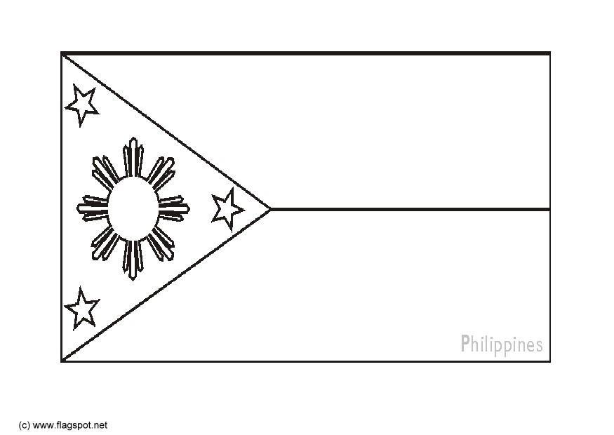 Disegno da colorare filippine
