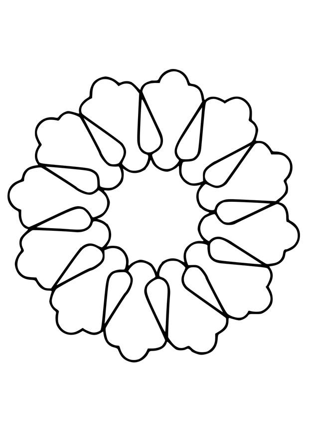 Disegno da colorare fiore