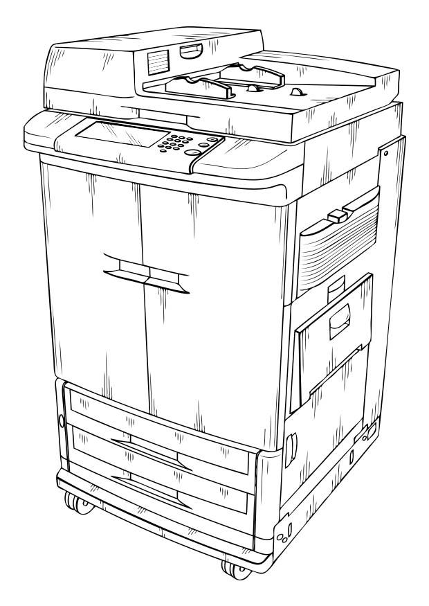 Disegno da colorare fotocopiatrice