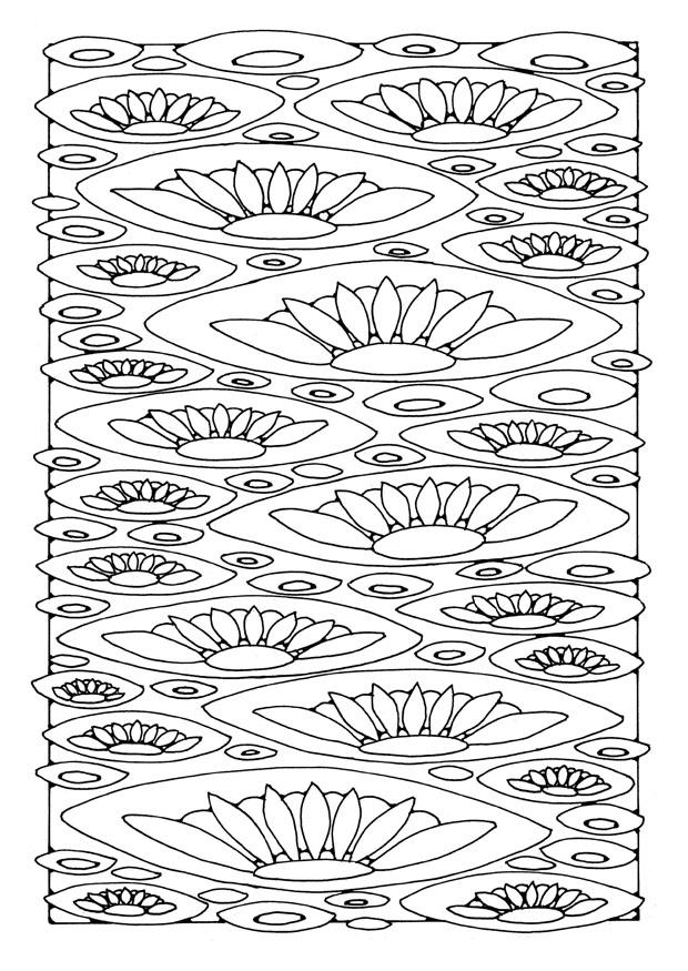Disegno da colorare gigli