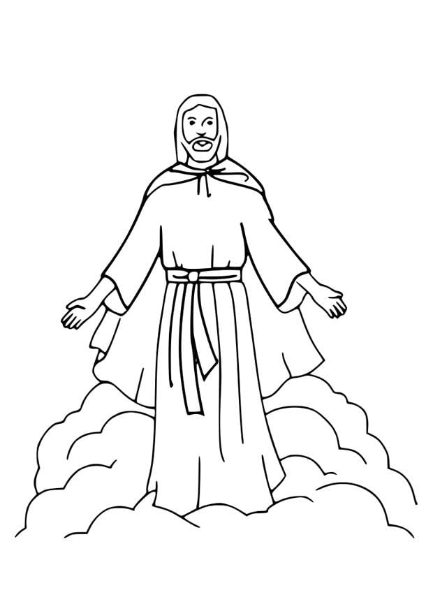 Disegno da colorare giorno dellascensione