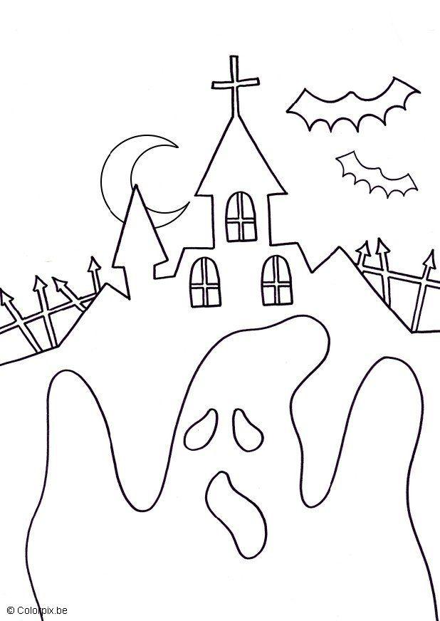 Disegno da colorare halloween