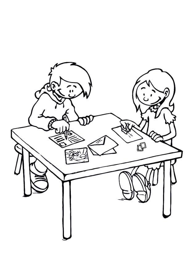 Disegno da colorare il percorso delle lettere 1