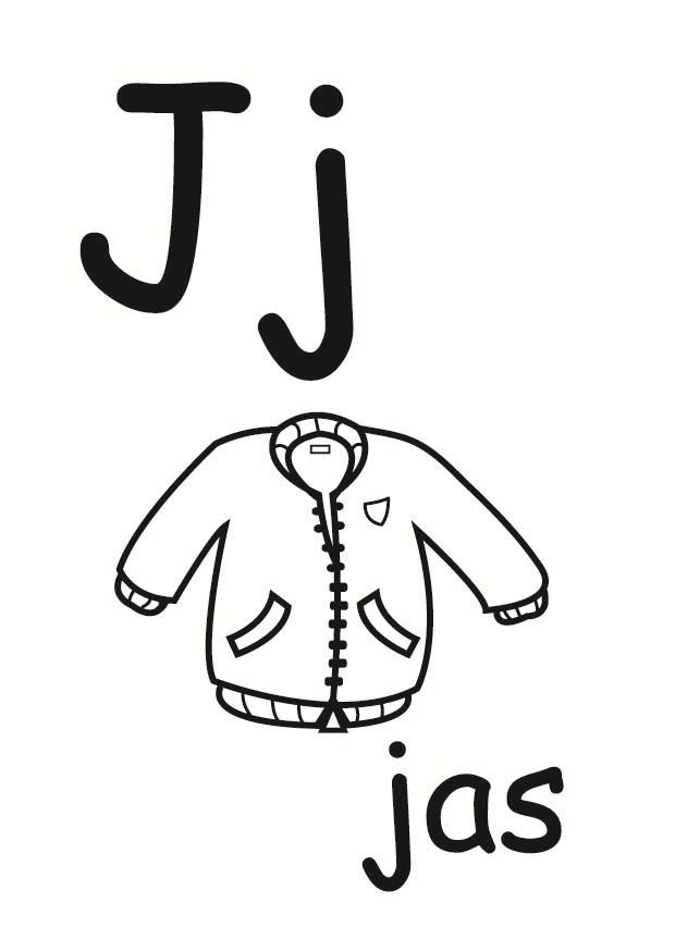 Disegno da colorare j