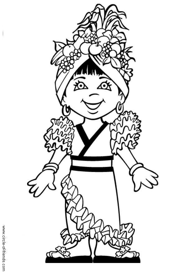 Disegno da colorare janaina