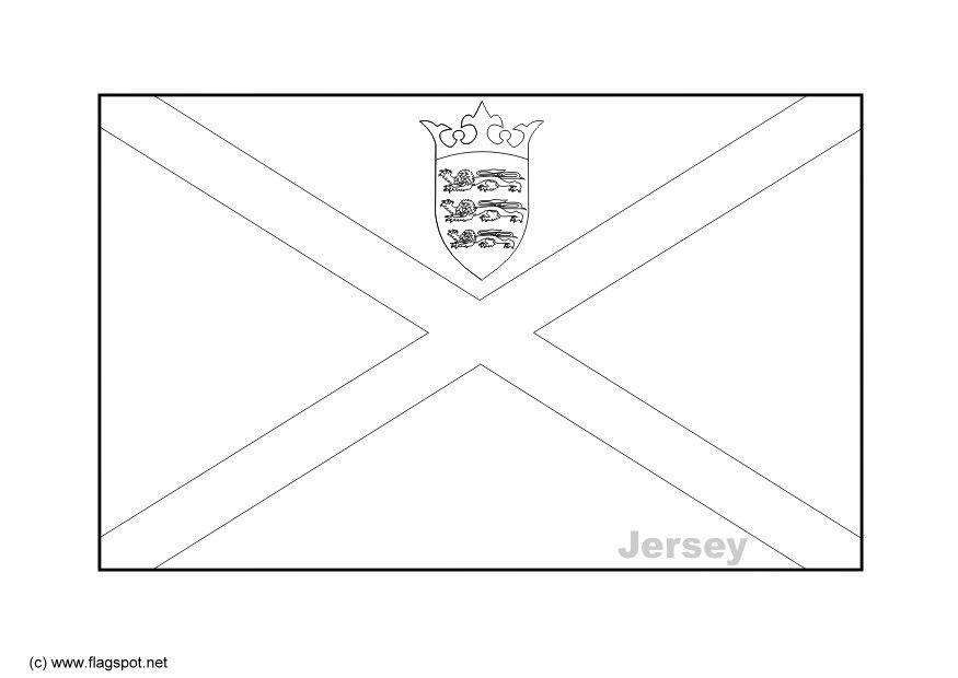 Disegno da colorare jersey