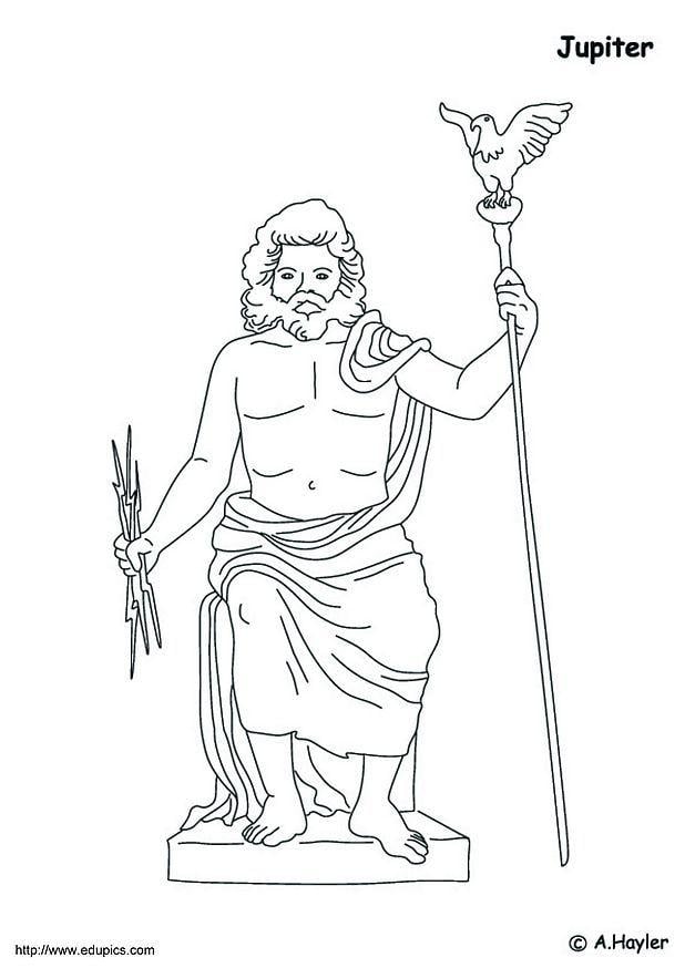 Disegno da colorare jupiter