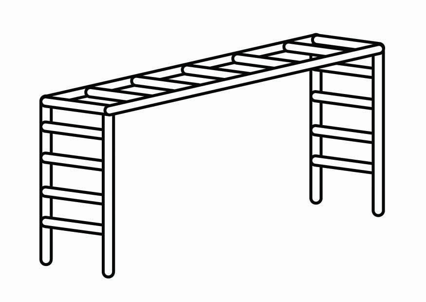 Disegno da colorare langolo dellarrampicata