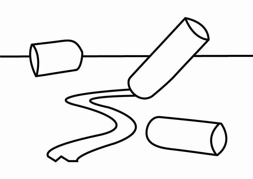 Disegno da colorare langolo delle tempere