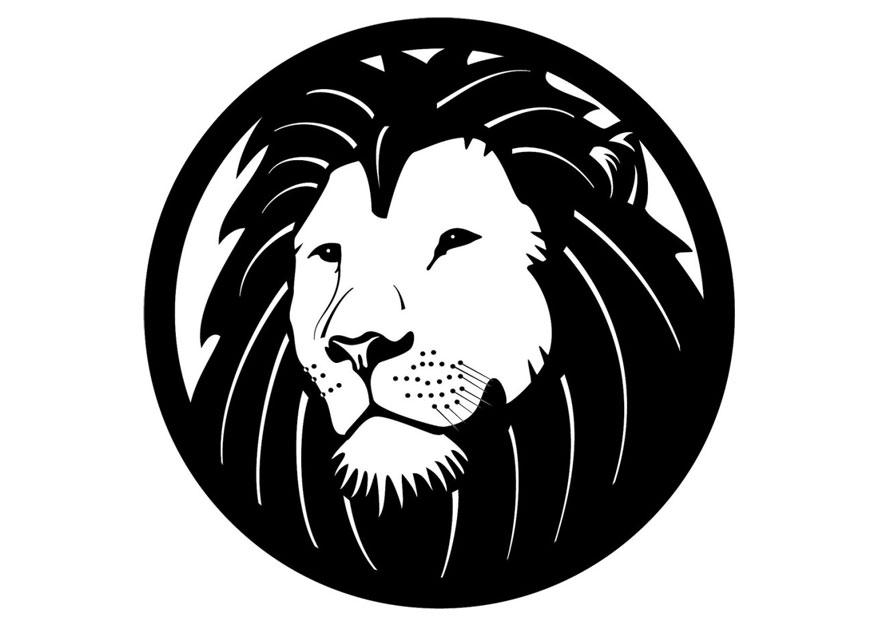 Disegno da colorare leone