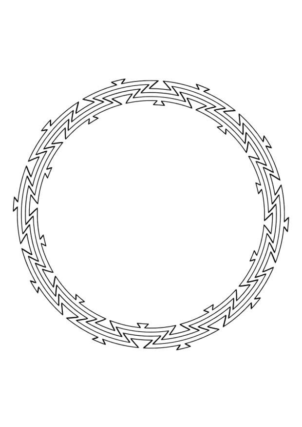 Disegno da colorare mandala