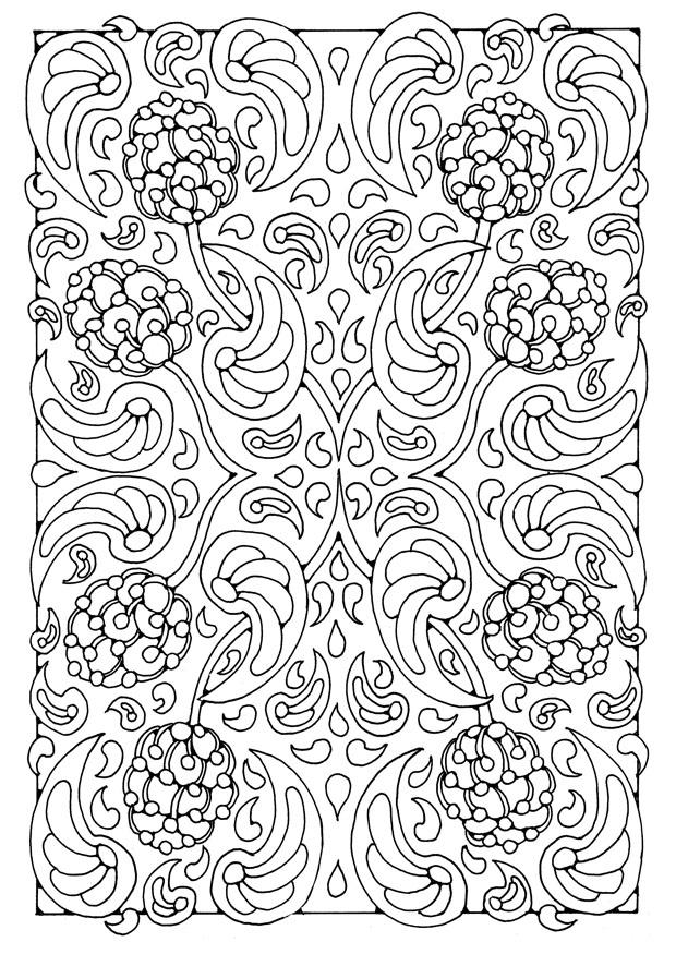 Disegno da colorare mandala 8a
