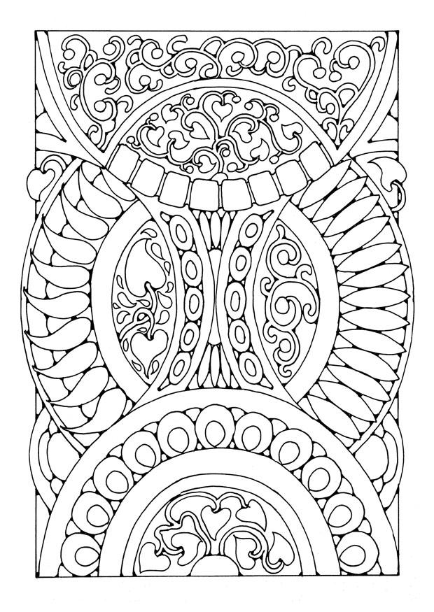 Disegno da colorare mandala a03