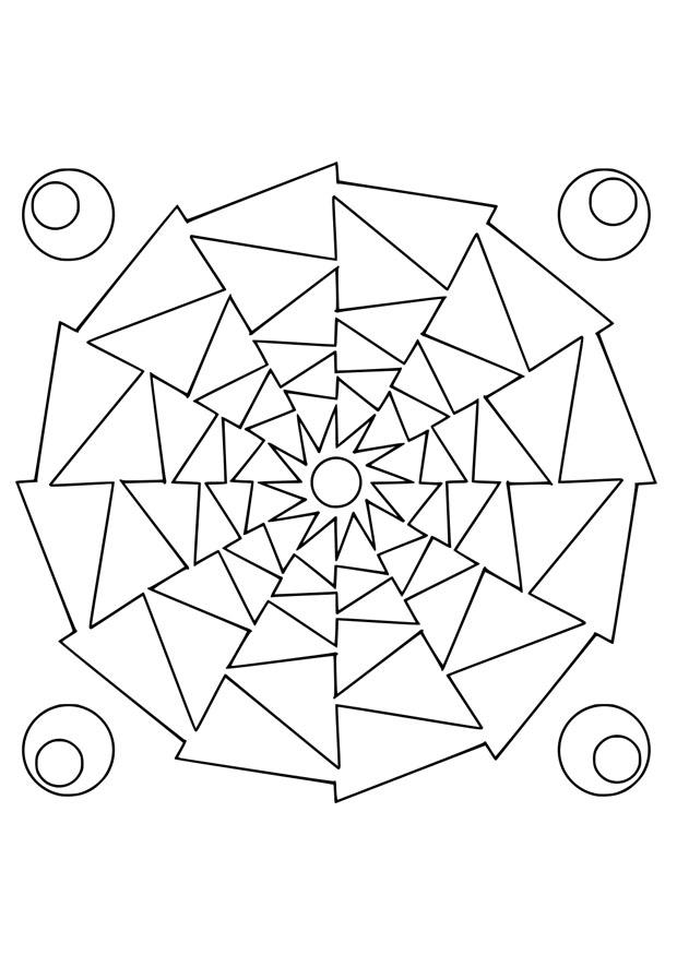 Disegno da colorare mandala13