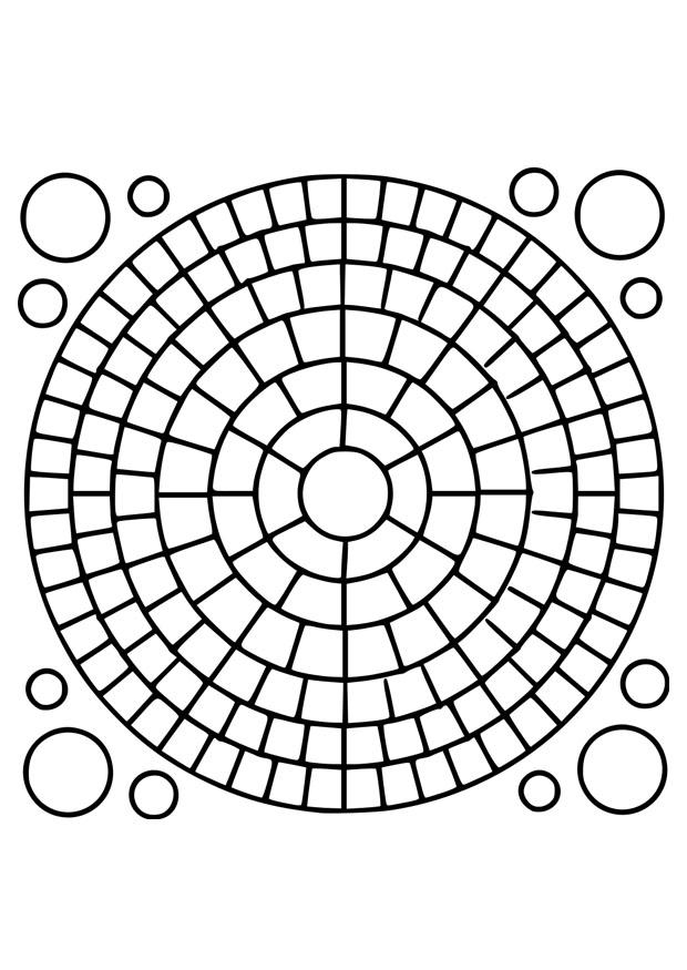 Disegno da colorare mandala2
