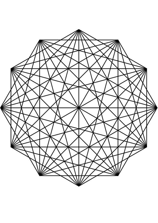 Disegno da colorare mandala27