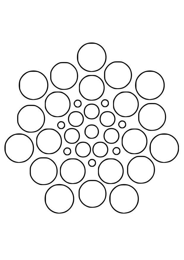 Disegno da colorare mandala5