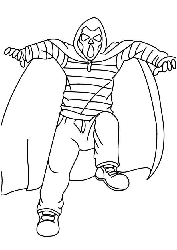 Disegno da colorare mummia