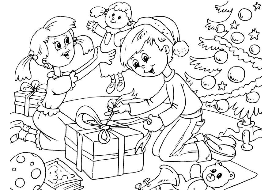 Disegno da colorare natale