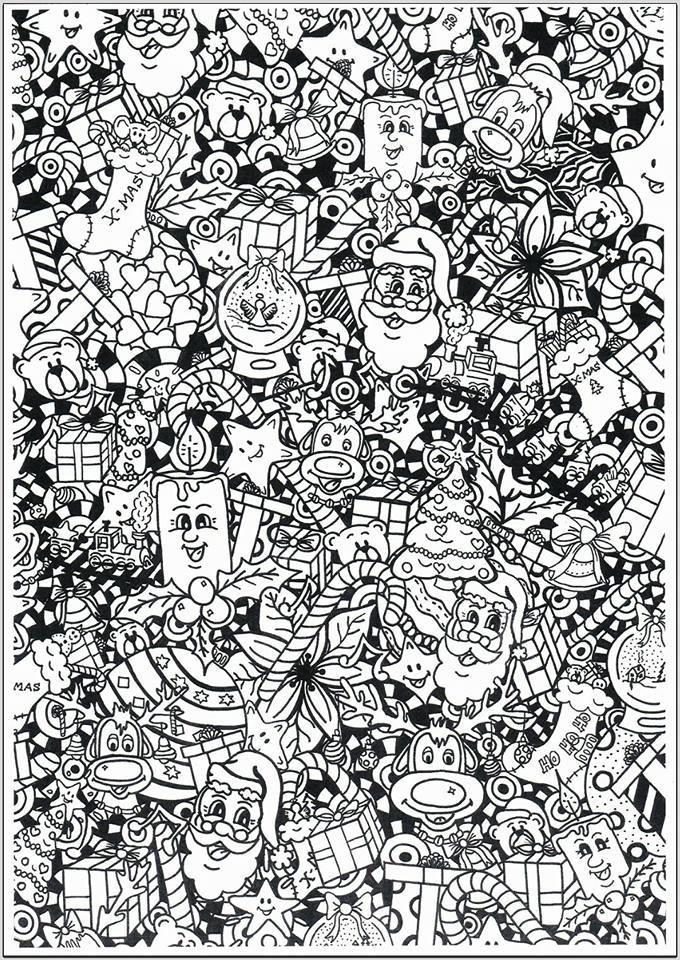 Disegno da colorare natale
