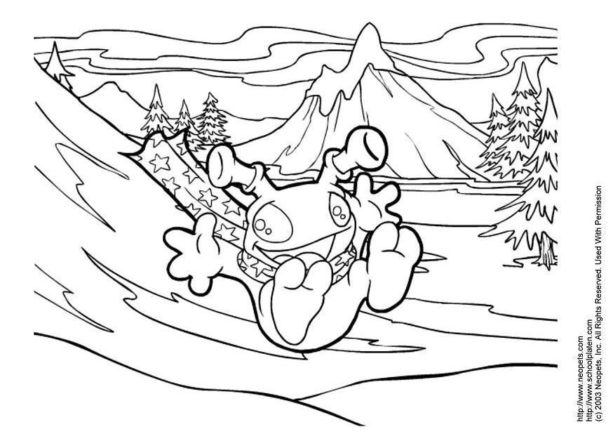 Disegno da colorare neopets