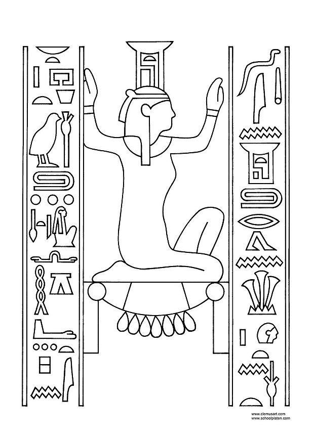Disegno da colorare nepthys