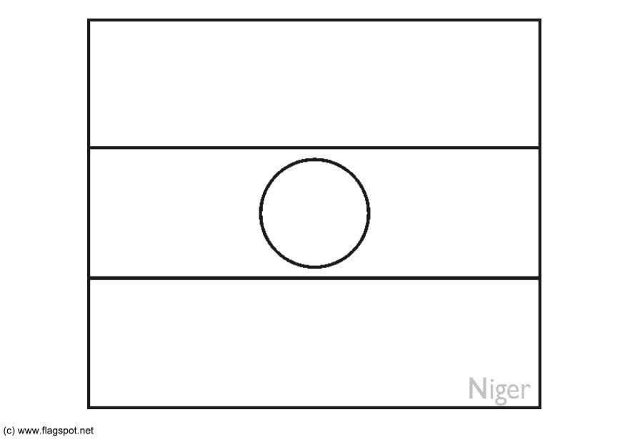 Disegno da colorare nigeria