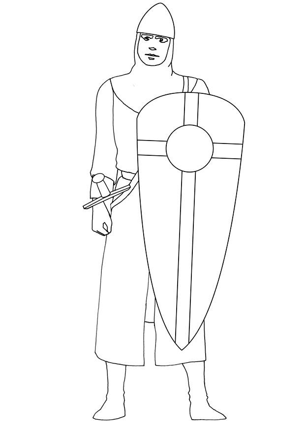 Disegno da colorare normanno