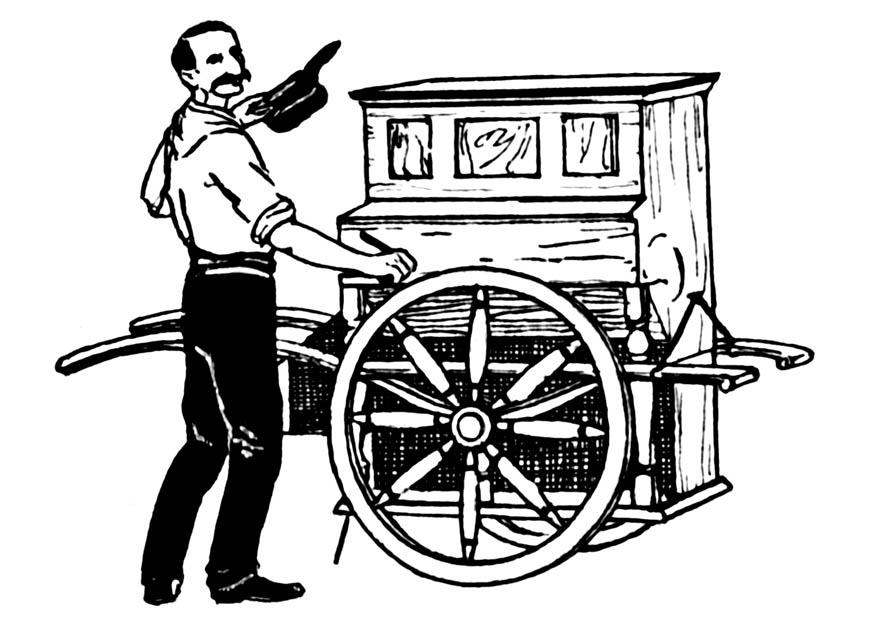 Disegno da colorare organo