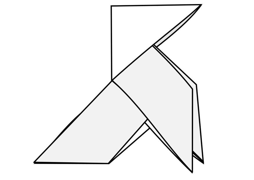 Disegno da colorare origami