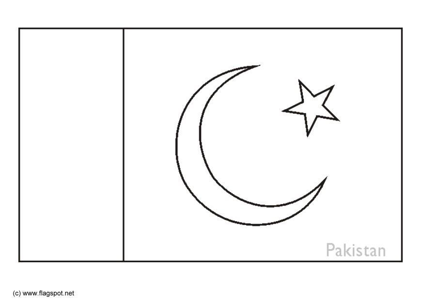 Disegno da colorare pakistan