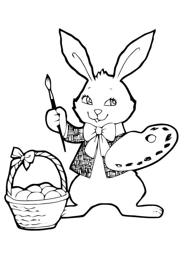 Disegno da colorare pasqua