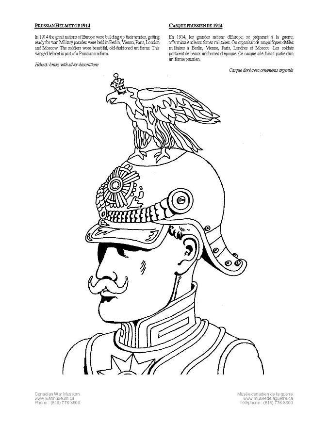 Disegno da colorare prusiano