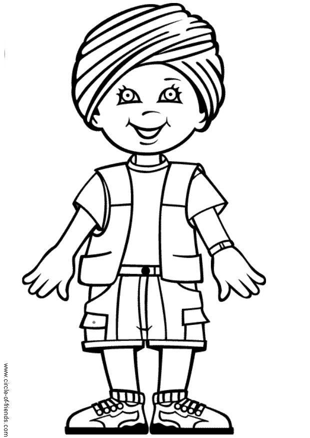 Disegno da colorare rohin dallindia