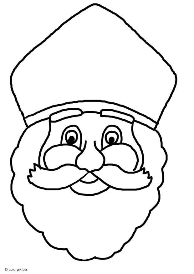 Disegno da colorare san nicola