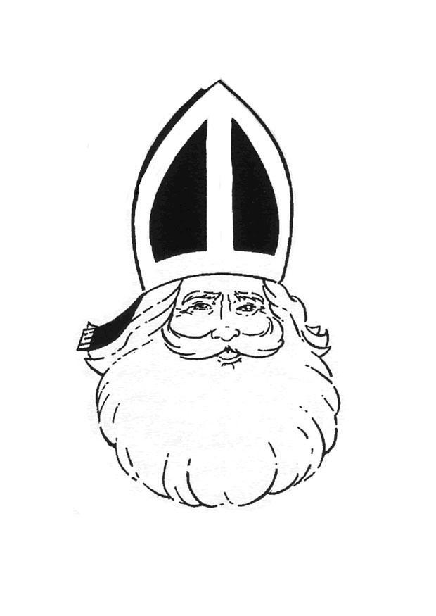 Disegno da colorare san nicola