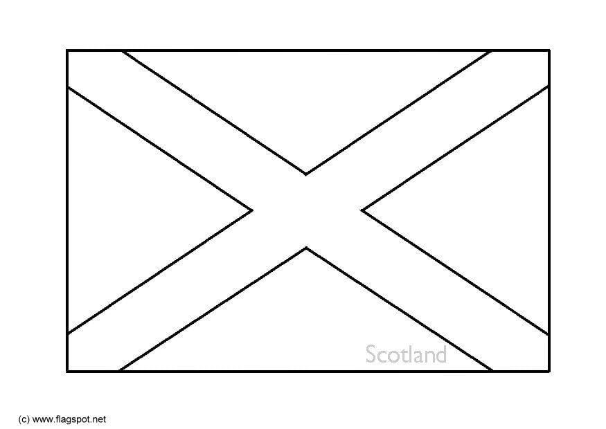 Disegno da colorare scozia