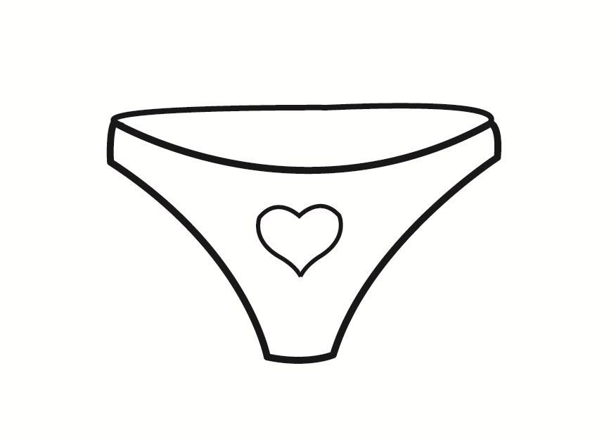 Disegno da colorare slip