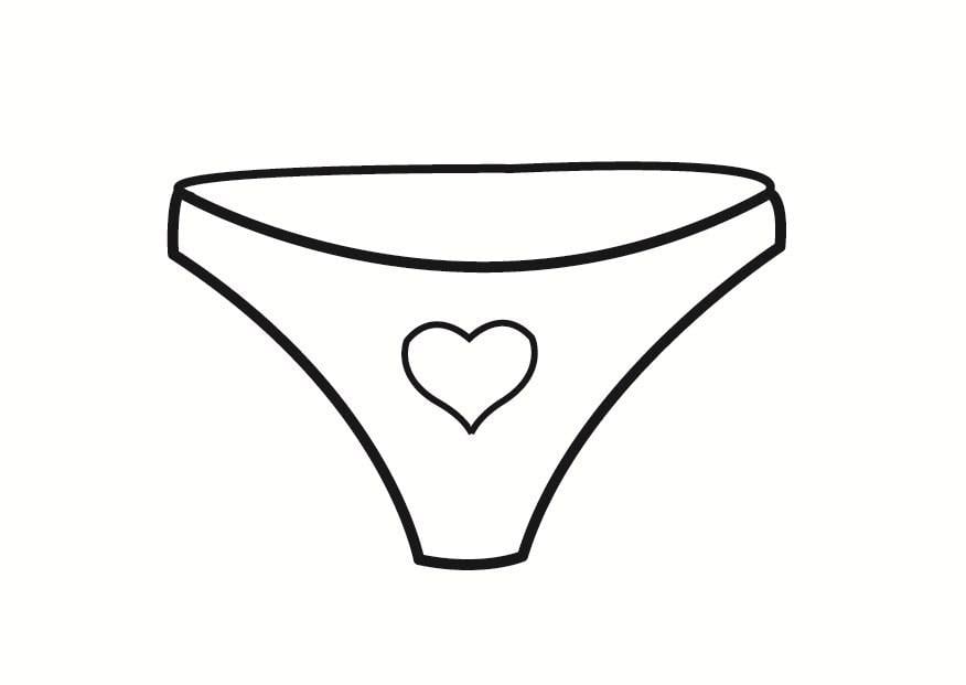 Disegno da colorare slip