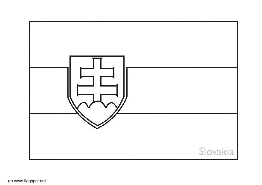Disegno da colorare slovacchia
