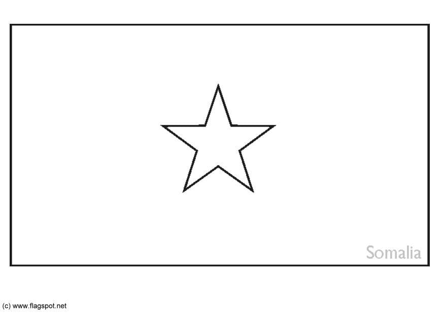 Disegno da colorare somalia