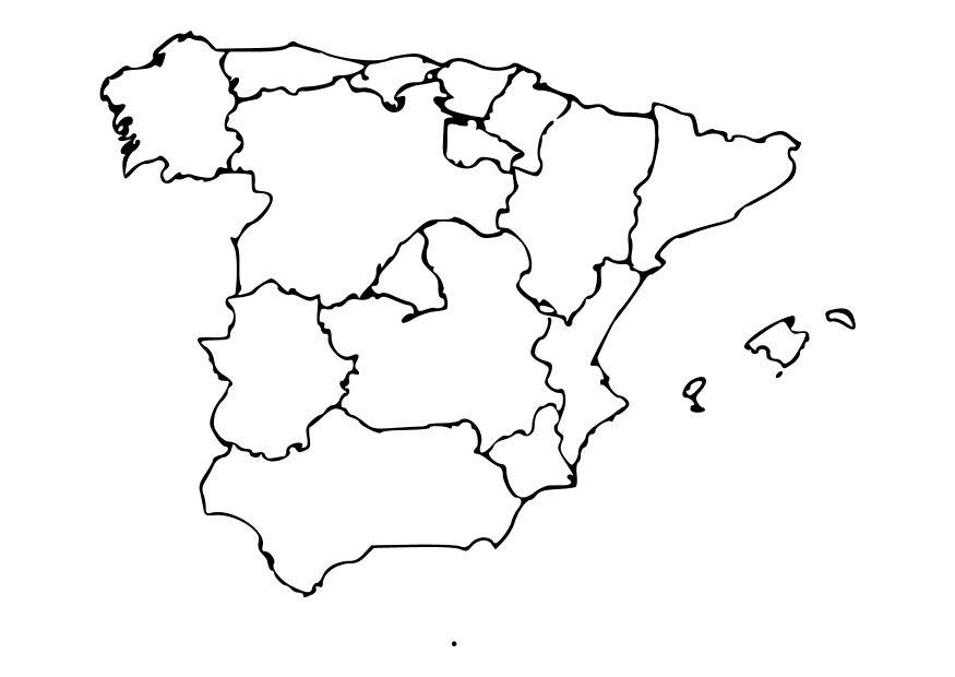 Disegno da colorare spagna