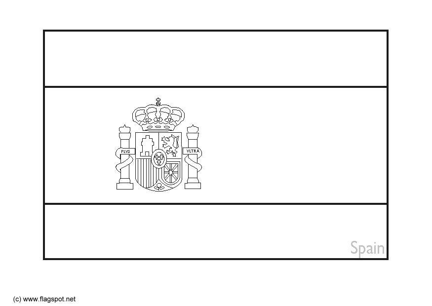 Disegno da colorare spagna 2