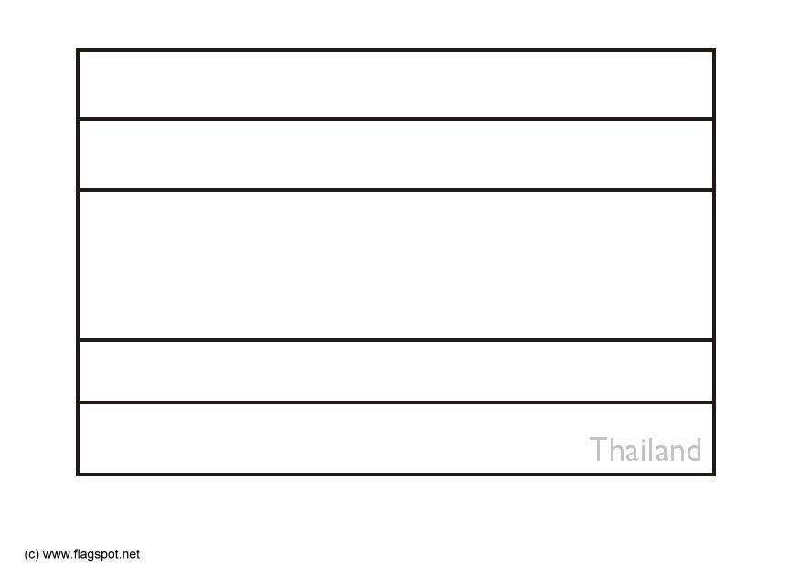 Disegno da colorare tailandia
