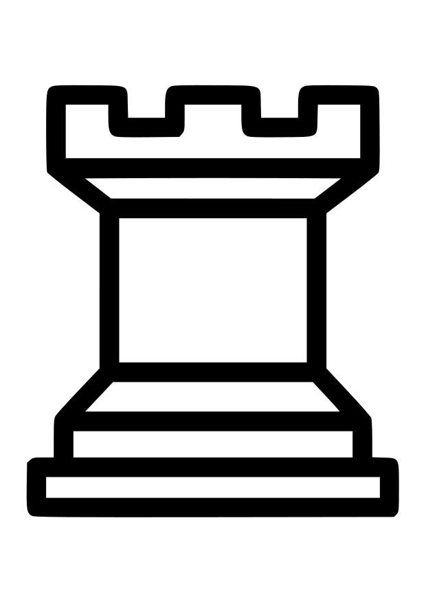 Disegno da colorare torre