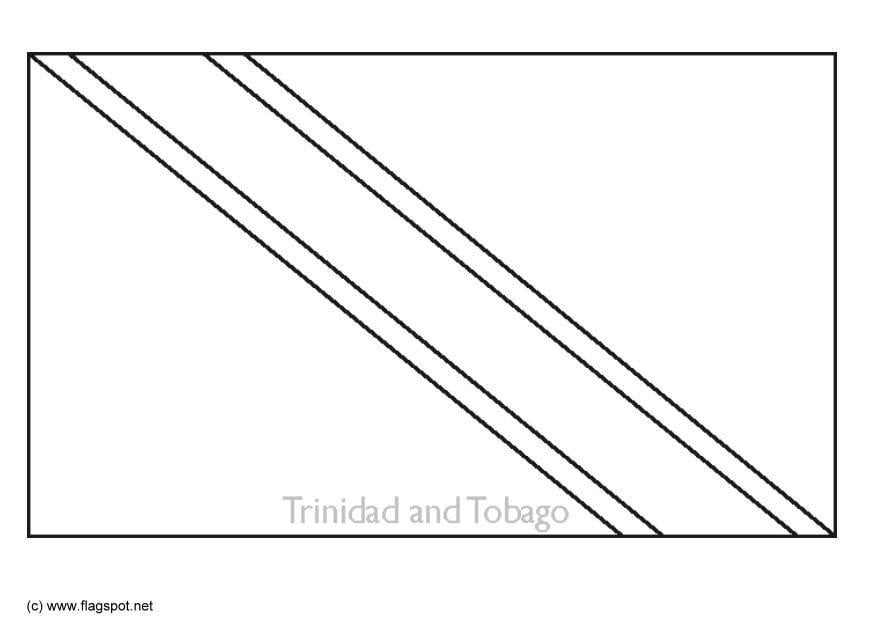 Disegno da colorare trinidad e tobago