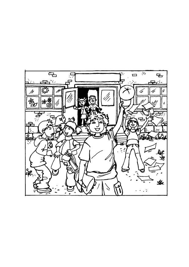 Disegno da colorare vacanze