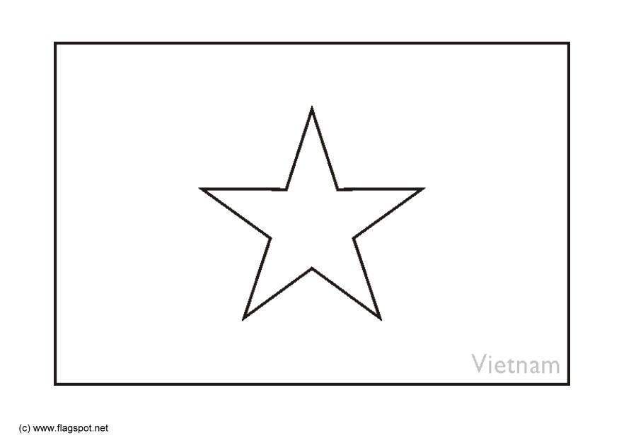 Disegno da colorare vietnam
