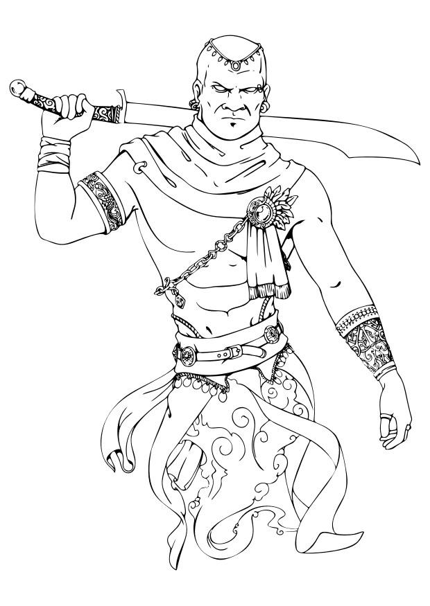 djinn Disegno da colorare djinn