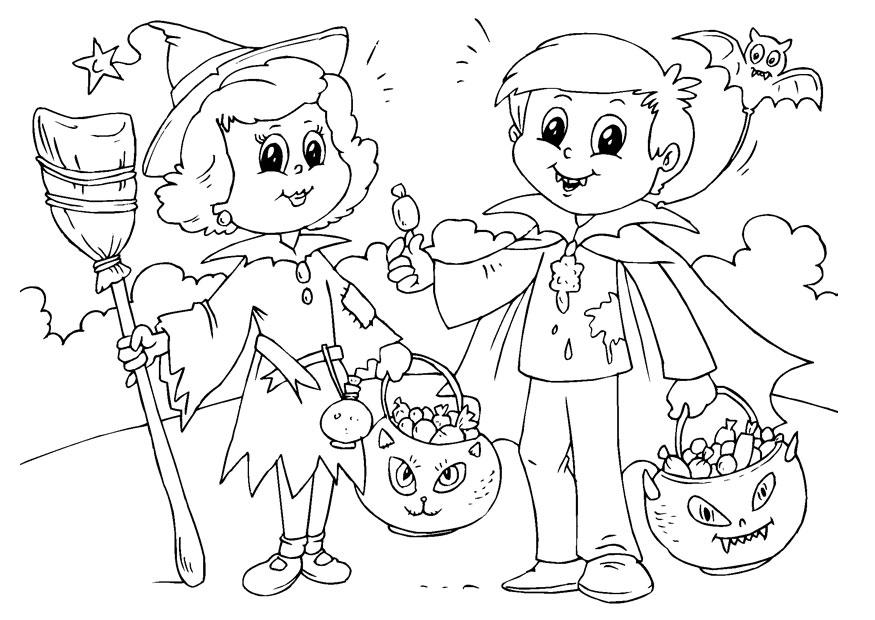 dolce o scherzetto Disegno da colorare dolce o scherzetto